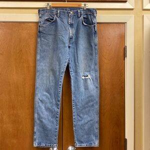 straight leg Wrangler jeans